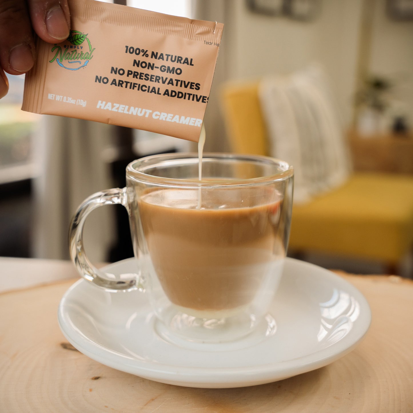 Simply Natural Hazelnut Creamer Sweetened Condensed Milk 10g-sachet