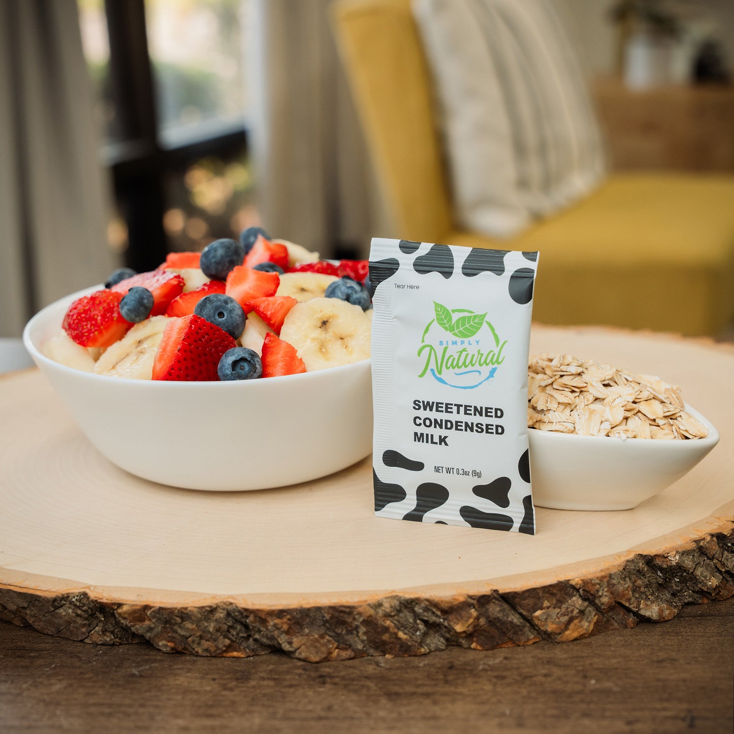 Simply Natural Sweetened Condensed Milk 9-gram/sachet.