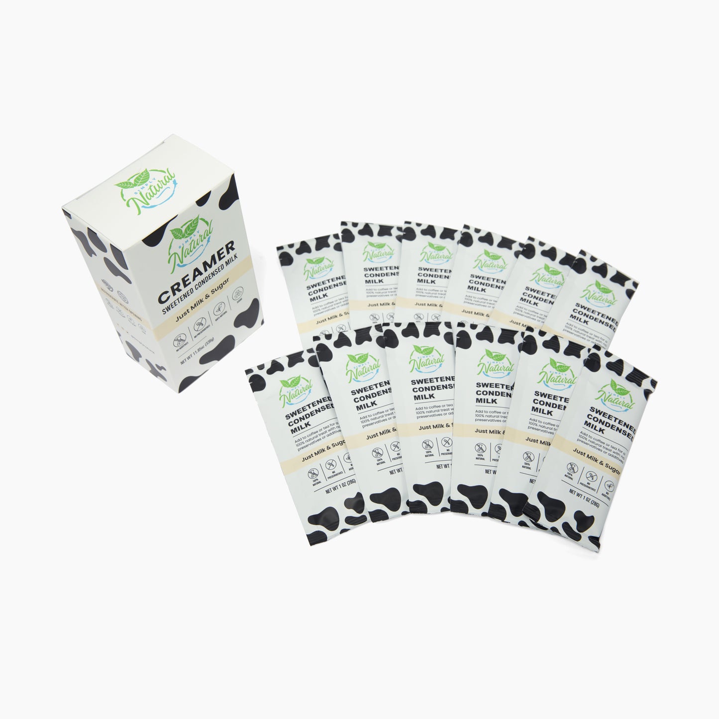 Simply Natural Sweetened Condensed Milk 28g/packet, 12 Serving